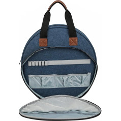 QIUPFGUT Yarn Bag, Yarn Organiser, Storage Bag, Wool Knitting Bag, Storage Bag for Yarns, Craft Bag for Crochet, Embroidery Sewing Bags for Knitting Accessories & Crochet Projects