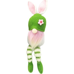 Büro Accessoires Set Nette gesichtslose Puppe Häschen-Karikatur-Dekorations-Form 1PCS verziert Ostern-Desktop-Verzierung Geschenkbänder Organizer (C, One Size)