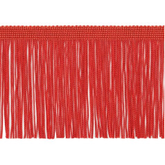 10cm Solid Chain Edge (Style # CF04) Cerise # E6 (Light Red) 25m Bundle