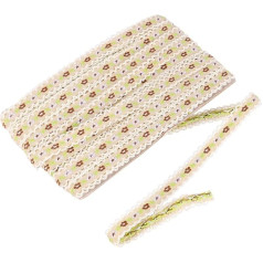 OSALADI Goldene Blumenmuster Stickerei Spitze Ethnischer Stil Diy Kleidung Zubehör Verzierungen für Yards