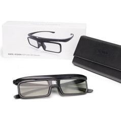 AWOL VISION DLP Link 3D Glasses Rechargeable Active Shutter Glasses Compatible with AWOL VISION LTV-2500, LTV-3500, Vanish TV and Other DLP-Link 3D Projectors (1 Pack)