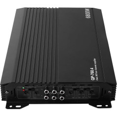 Car Stereo Amplifier, Car Audio Amplifier, 4 Channel Aluminum Alloy Power Amplifier with High Heat Dissipation, Car Speaker, Car Audio Amplifier