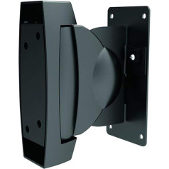 Monoprice Pair of Adjustable Speaker Wall Brackets 10kg Black 139488