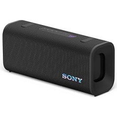 Sony ULT Field 3 Portable Bluetooth Speaker with ULT Power Sound, 24 Hour Battery, IP67, Waterproof, Dustproof, Shockproof, Removable Shoulder Strap, Compact, Black