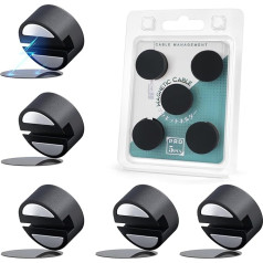 Maveek Kabel-Clips, magnetisch, Pro Kabelhalter mit starker, selbstklebender Metallplatte, Kabel-Management-Drahtclips, Kabelorganisatoren, Kabel-Ordnungs-Clips für Desktop, Büro, Zuhause, Auto,