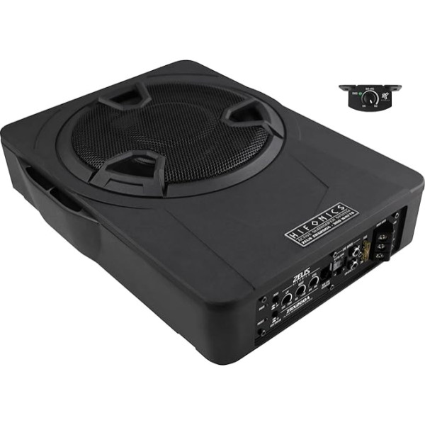 Hifonics ZRX200A | 20 cm Active Single Bass Reflex Underseat Subwoofer