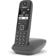 Gigaset A695 - Cordless Landline Telephone with Large Backlight Display for a Very Readable Display, Call Blocker - Grey