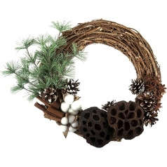 Trimits Make Your Own Wreath Kit, Festival Foliage, 30 cm BW30/FRAG