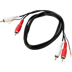 AV:Link 2x RCA Male to 2 x RCA Male Ground