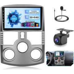 Hikity 2G + 64G Android 13 Car Radio for Toyota Rush, Daihatsu Terios 2006-2016 with 9 Inch Touch Screen, 2 DIN Stereo with Wireless Carplay, Android Car, Radio FM/RDS, BT, GPS, WiFi + Reversing