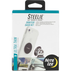 Nite Ize Steelie Orbiter Dash Kit - Low Profile Magnetic Car Dash Mount for Smartphones