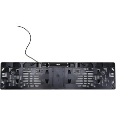 lyrlody Wireless IR Reversing Camera, Wireless Reversing Camera, Parking Camera with EU Number Plate Holder, 170 Degrees, Waterproof, for Safety and Comfort