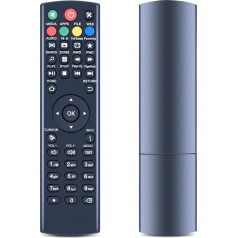 TCNOUMT Remote Control Suitable for Zoomtak Media Box K3 V+ U+ Upro T8+ & H8+ Superbox S1 S2 Pro S3 Pro Octastream Q1 Elite II MAX IV S5Max