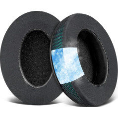 SOULWIT Replacement Ear Pads for Audio-Technica ATH M50X/M40X, HyperX Cloud/Flight/Stinger, SteelSeries Arctis 7/9X/Pro, Sony MDR 7506, Turtle Beach Stealth 420X/600 (Cooling Gel)