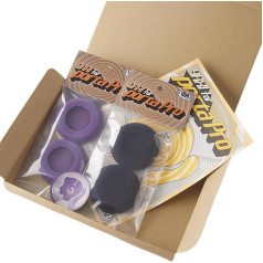 YAXI 2 Pairs Black + Purple Ear Pads for Koss PortaPro