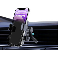 Garegce Car Phone Holder Air Vent 360° Rotation Upgraded Suction Cup & Clip Universal Phone Holder for iPhone 15 14 13 12 Pro Max Samsung S23 S22 Pixel Huawei P60