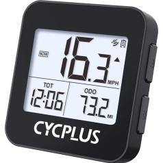 CYCPLUS GPS Bicycle Computer Wireless Bicycle Speedometer Cycling Computer IPX6 Waterproof Odometer GPS Speedometer Cycling G1