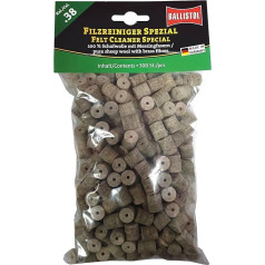Ballistol 23220 Felt Cleaner Special – Barrel Cleaner for Rifle Kal 38, Pack of 300