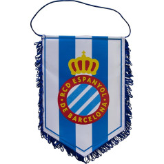 RCD Espanyol BANESP Pennant, Blue/White, 28 x 19 cm