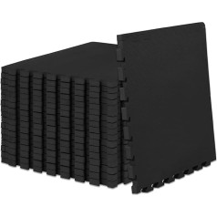 ProsourceFit Extra Thick Puzzle Exercise Mat 3/4 Inch and 1 Inch, Eva Foam Interlocking Tiles for Protective, Cushioned Workout Flooring for Home and Gym Equipment