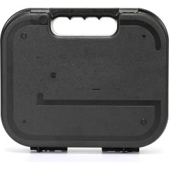QIUYMGFG Household Safe Gun Storage Case Glock Kublai Pistol Box Tactical Gun Case Rifle Scopes Hunting Look Accessories Safes (Black ABS Box)