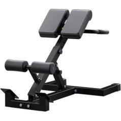 Hyperextension Römischer Stuhl – Verstellbarer Rücken- und Bauchmuskeltrainer für Beinkraft mit 5 Höhenoptionen, 150 kg Kapazität – robustes Heim-Fitnessgerät