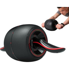 Abs Roller | Trainingsgerät Für Core-Muskulatur - Automatisches Rückrollen Leises Home-Gym Zubehör Für Männer Und Frauen Fitness