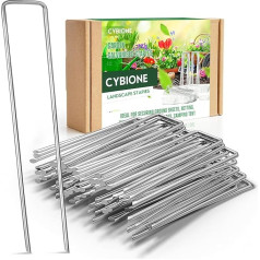 Ground Anchors, Ground Anchors, Stakes, Stable Ground Anchors, Weed Control Fabric, Tent Pegs, Sturdy Ground Anchors for Weed Control Fabric, Camping, Ground Anchors, Fences, Artificial Grass, or