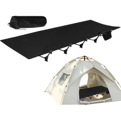 Tragbares Kinderbett – Reisebett | Vergrößertes kompaktes Kinderbett für Reisen, Wandern, Jagd, Ausflüge, Strandausflüge, Gäste, Schlafen, Outdoor-Abenteuer