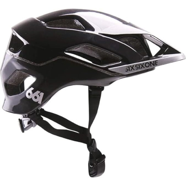 SixSixOne Enduro Evo AM MTB Helmet Metallic Black