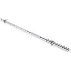 G5 HT SPORT 150/180/215cm Chrome Weight Training Barbell Bar 25mm Diameter Screw Cap