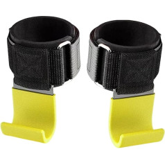 Handgelenkbandagen Für Krafttraining,Haken Griffe Für Kreuzheben - 2 Stück verstellbare Handgelenkbandagen mit Haken für Krafttraining, Gewichtheben, Kreuzheben und Klimmzüge
