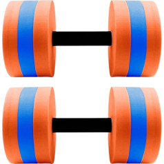 Water Weights Dumbbells, Floating Water Dumbbell, 11.14x5.91 Inches Lightweight Multifunctional Pool Training Tools for Outdoors, Sports, Swimming, and Aerobics Activities