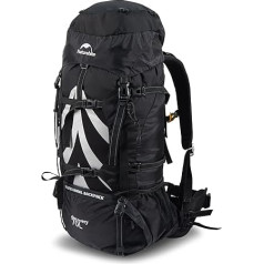 Naturehike Hiking Backpack 70L Men Women Trekking Backpack Ultralight Waterproof Large Backpack Travel Backpack with Rain Cover for Outdoor, Mountaineering, Camping