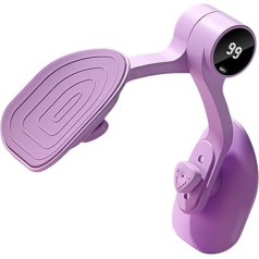 Beckenbodentrainer, Oberschenkelstärker, ergonomisches gebogenes Design, ovale Paneele, Fitnessgeräte für Frauen, Spielzimmer, Fitnessstudio, Arbeitsbereich, Yoga-Studio, Wohnzimmer, 21,5 x 11,0 cm