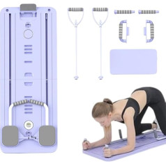 Pilates Reformer, Klappbares Multifunktionales Pilates Reformer Board, Klappbares Fitnessgerät Core Trainer für Anfänger