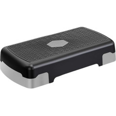 rockible Aerobic Training Step with Rising Adjustable Aerobic Stepper Workout Stepper