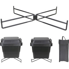 Generisch Cool Box Stand, Camping Box Holder for Tools & Accessories, Robust & Portable Cooler Stand for Barbecues, Camping, Garden, and Pool Area
