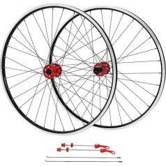 Ealtqund Laufradsatz (Vorderrad und Hinterrad) 29/27.5 Zoll Mountainbike Laufradsatz, Aluminiumfelge Scheibenbremse Schnellspanner Fahrrad Laufräder für MTB ATB Rennrad Felgen, 7-12-fach Kassetten