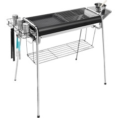 ZHCHAO Ein komplettes Werkzeugset für Holzkohlegrill im Freien und zu Hause