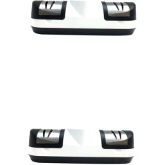 BESTOYARD Pack of 2 Electric Knife Sharpeners Edge Cutting Multifunctional Knife Sharpener Electric Knife Sharpener Sharpener Professional Sharpener Cutting Grinder Stainless Steel