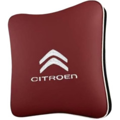 FANSHIDAN 2in1 Auto Kissen Decke für Citroen C-Zero 2010 2011 2012 2013 2014, 2-in-1-Kissenbezug, 2in1 Kuscheldecke Travel, Flauschig Weiches Reisekissen Umwandelbar Zur Reisedecke,Red