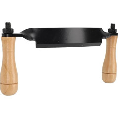 SEAFRONT Drawing Knife for Wood, Effortless Drawing Shave, Woodworking Tool, Tree Bark Scraper for Smooth Wood Surfaces Made of Iron/Solid Wood (Curved Type)