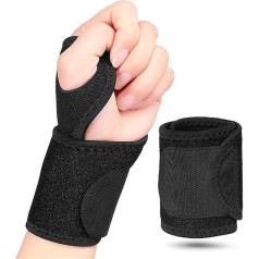 Weightlifting Wrist Straps 1 Piece Gym Wrist Band Sports Bracelet Wrist Brace Wrist Support Splint Fractures Carpal Tunnel Bracelets for Fitness for Strength Training Bodybuilding