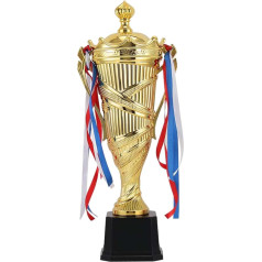 SWAYVES Trophy, Mini Trophy Cup, Award Trophy Trophy, Partial Natrophy Cup for Football/Height 32 cm