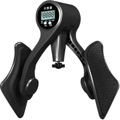 Kdouehg Digitales Inneres Oberschenkel-Trainingsgerät mit Zähler für Dünne Beine, Clip-Stärke, Batteriebetrieben, für Männer und Frauen, Heimfitnessgerät A