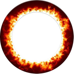 Designa Darts Disc edging | robust design collection | available in rainbow or fire