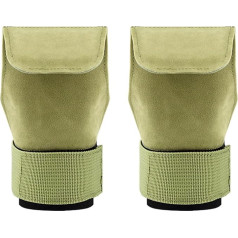 Zgehnao Griffpolster für Gewichtheben, Kreuzheben, gepolsterte Handgelenkbandage, volle Handflächenschutz und Griffunterstützung