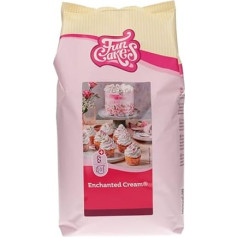 FunCakes Mix for Enchanted Cream: Easy to use, very light and fluffy snow white cream, 4 kg