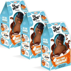3x WAWI melting snowman full milk cocoa snowman melting in milk 3 x 75